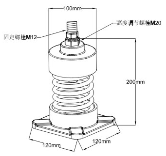 JL型彈簧減振器結(jié)構(gòu)